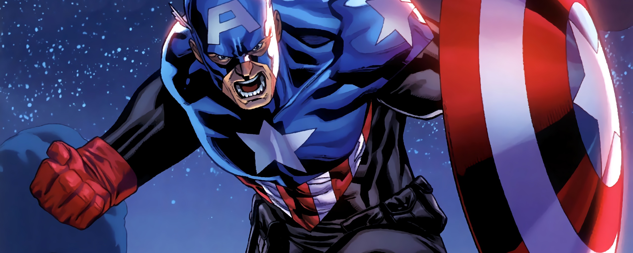 Captain America Marvel Comics 4K Wallpaper Wallpaper 4K