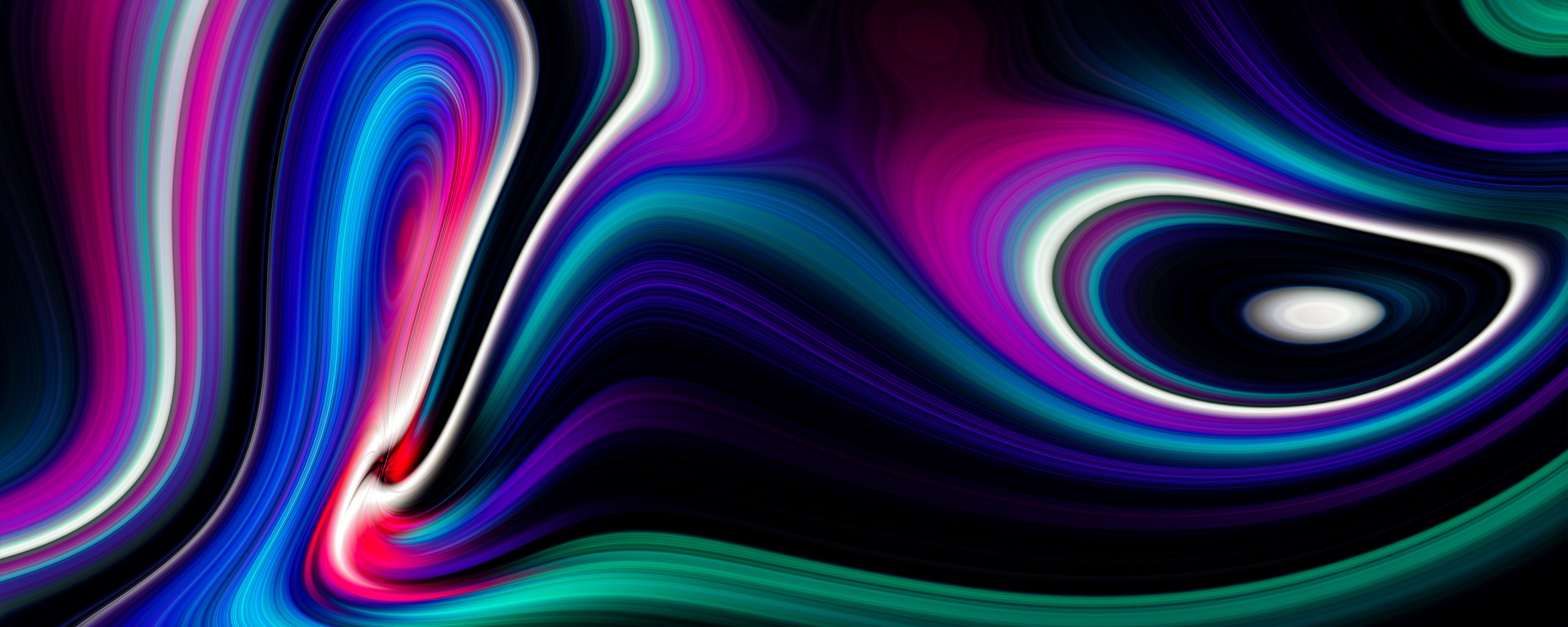 Abstract Swirl Art Wallpaper 4K