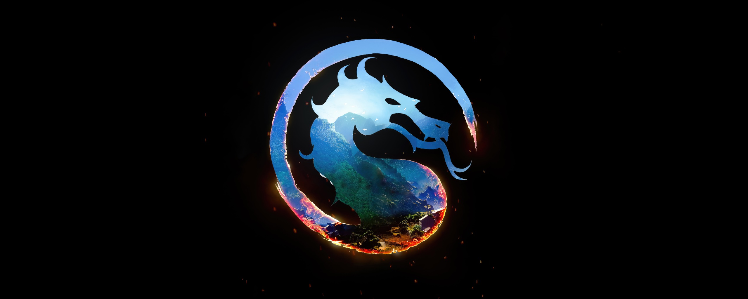 Mortal Kombat 1 Logo 2023 5k Wallpaper 4K