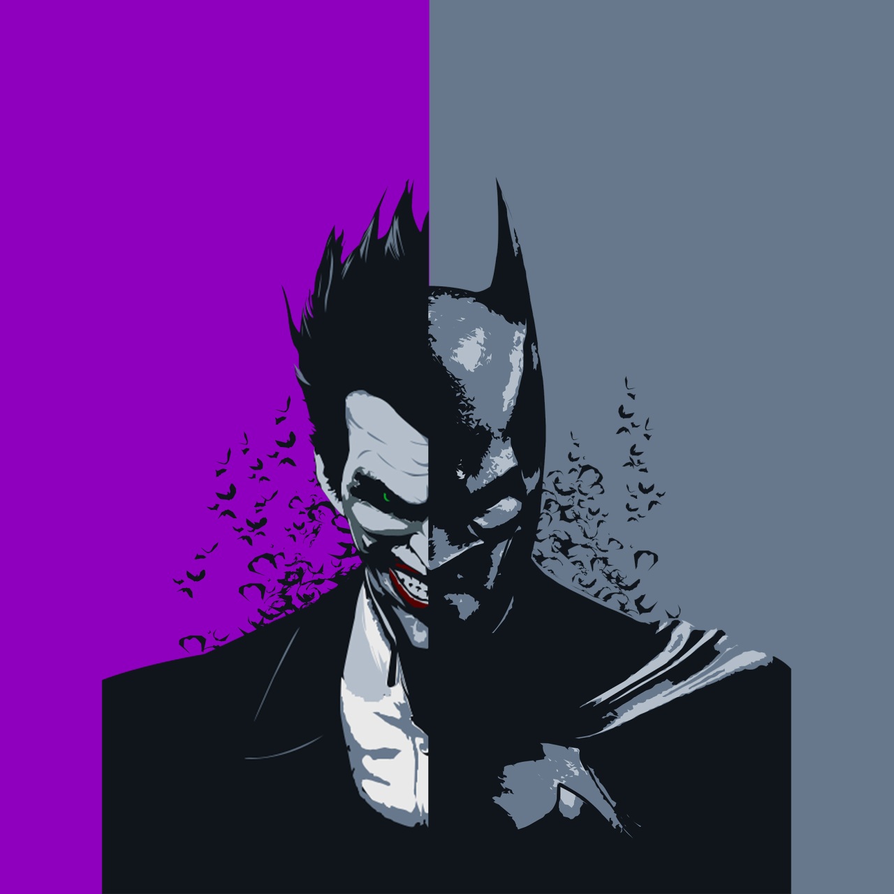 Wallpaper 4k Batman Joker New Art 4k Wallpaper