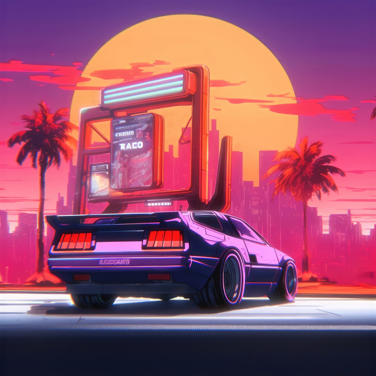 Nostalgic Synthwave 2024 5k - 4k Wallpapers - 40.000+ ipad wallpapers ...