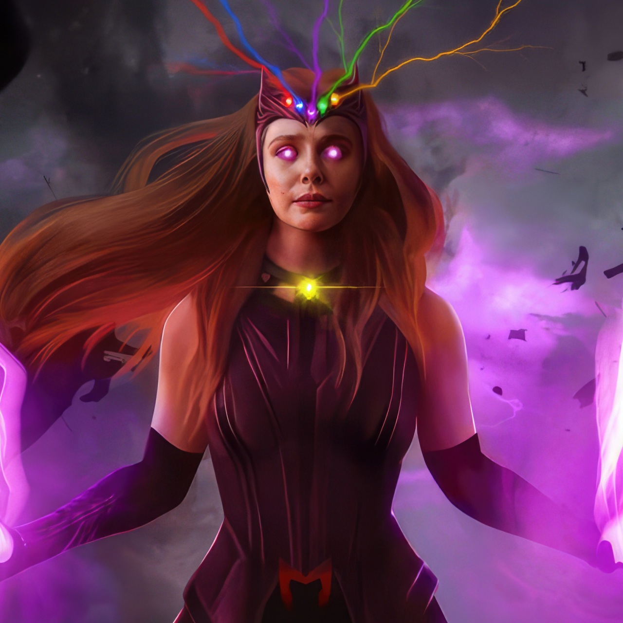 Scarlet Witch Connection To Infinity 4k (3840×2160) - 4k Wallpapers ...