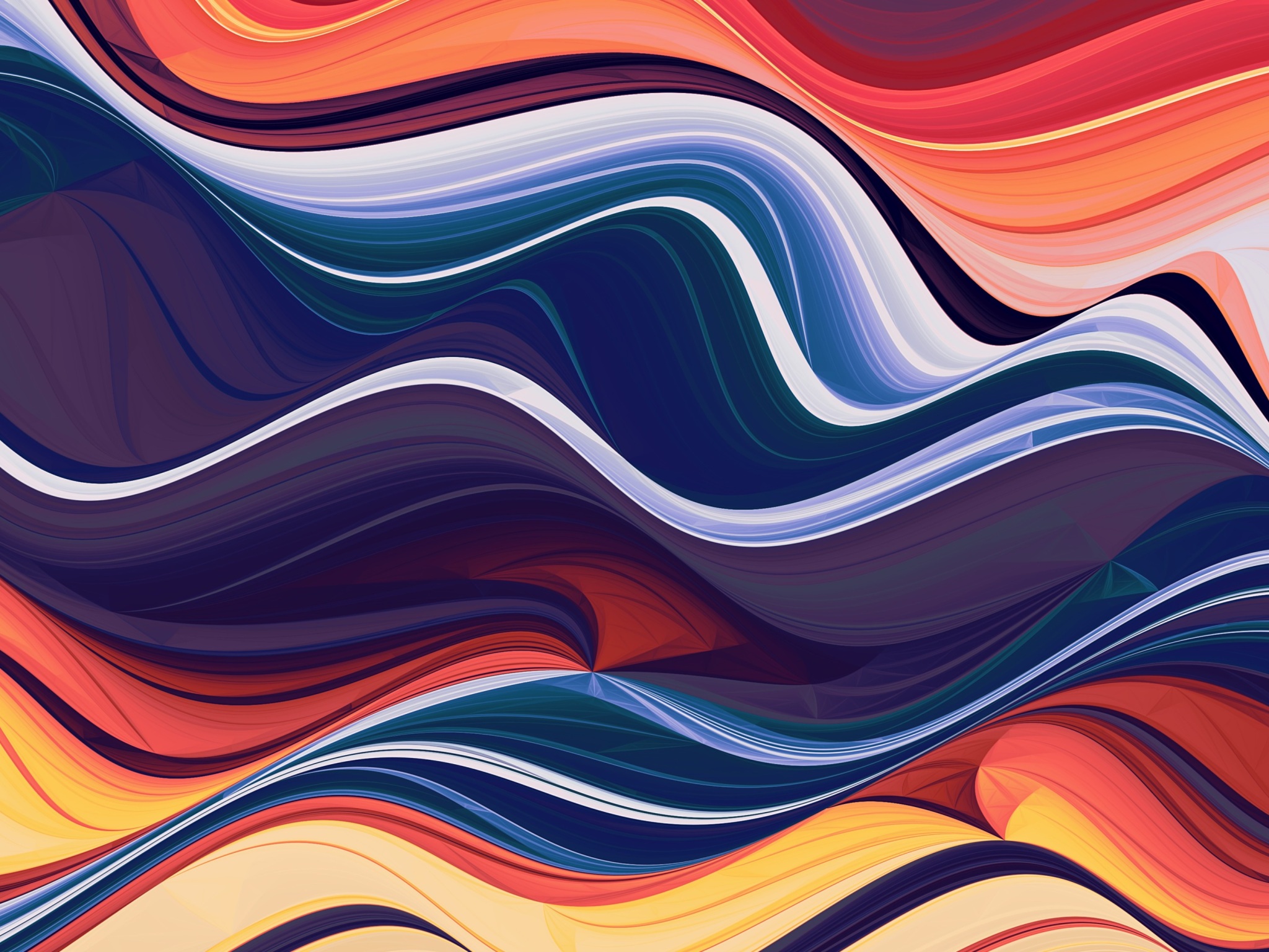 Colorful Abstraction Waves - 4k Wallpapers - 40.000+ ipad wallpapers 4k ...