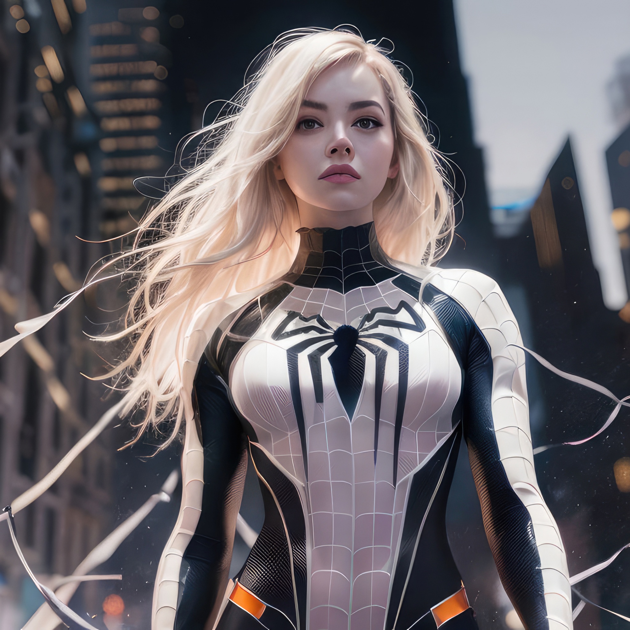 Gwen Stacy White Spider Suit 4k (3840×2160) - 4k Wallpapers - 40.000 ...