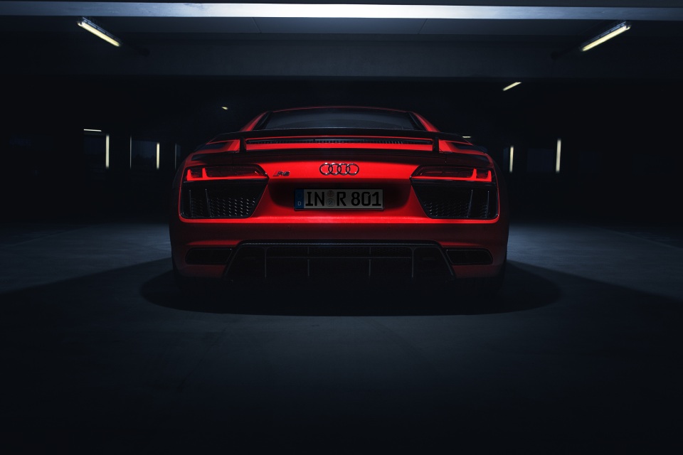 Audi R8 V10 Plus 2018 Rear Look 4k Wallpaper 4K