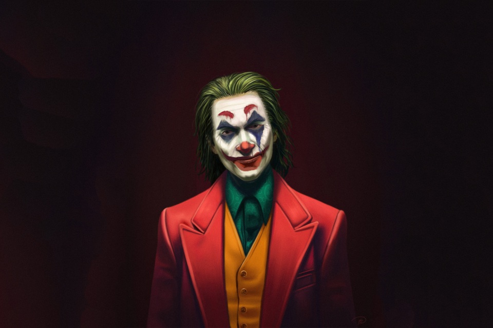 Joker Movie Joaquin Phoenix Art Wallpaper 4K