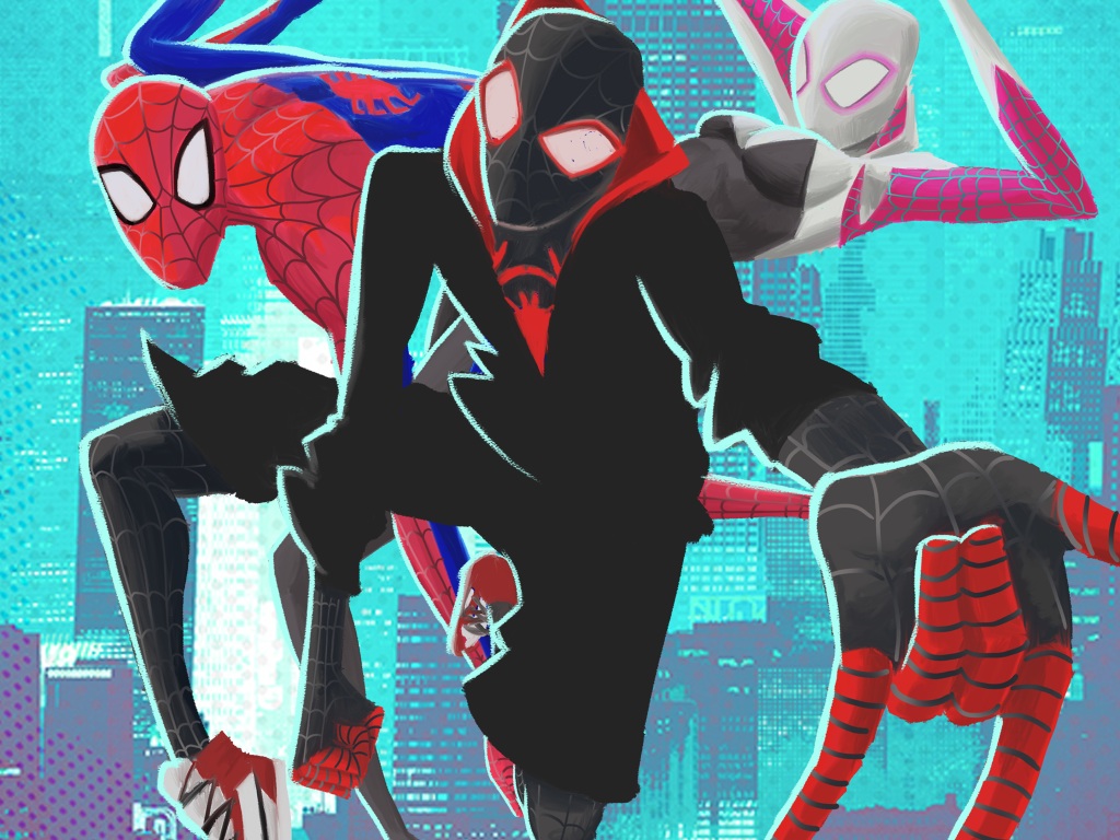 Scenery Image Spiderman Into The Spider Verse Wallpaper Iphone Hd