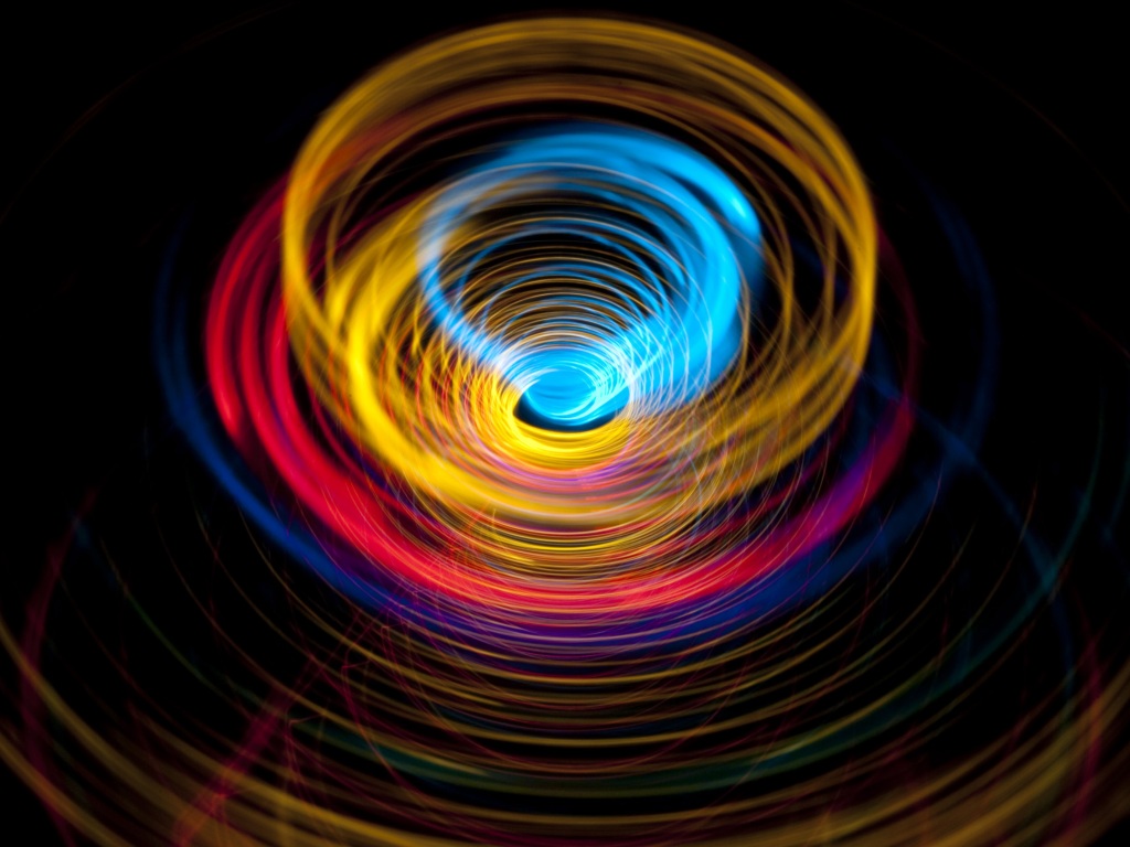 Circles Motion Rotation Abstract Colorful 4k Wallpaper 4K