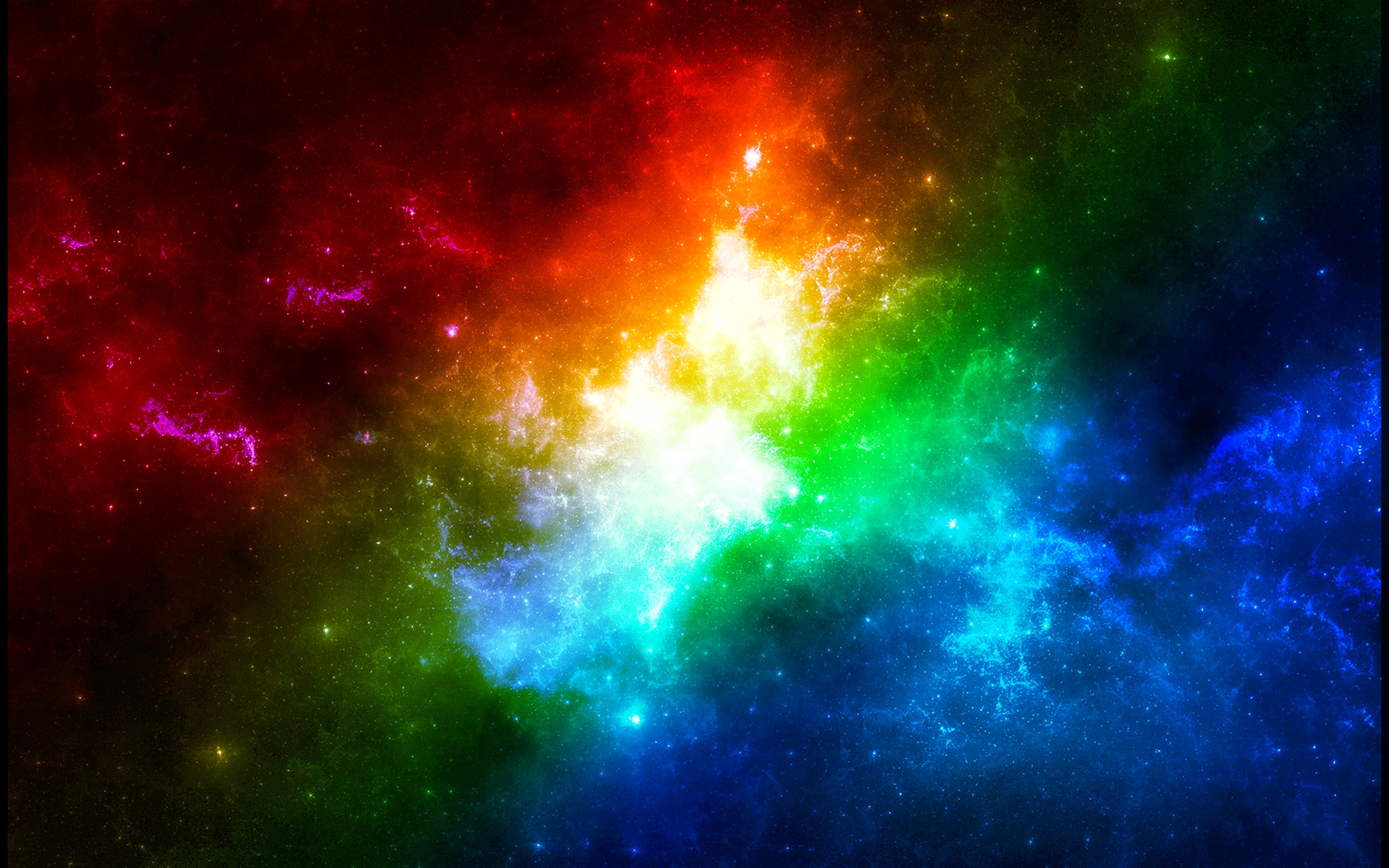 Wallpaper 4k Colors in Space Wallpaper