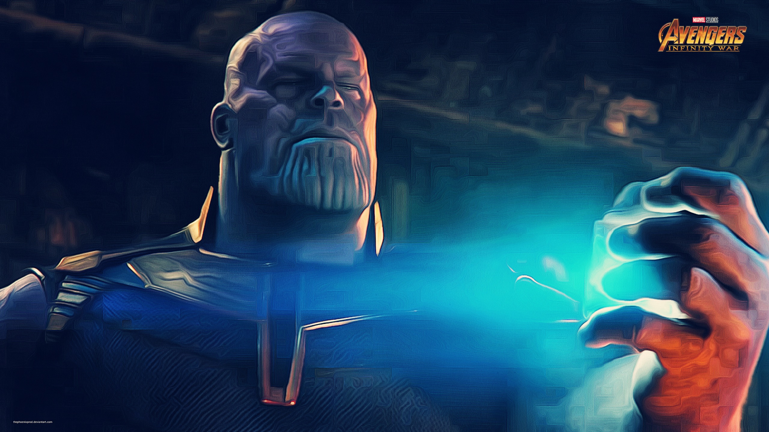 Wallpaper 4k Thanos in Avengers Infinity War Wallpaper