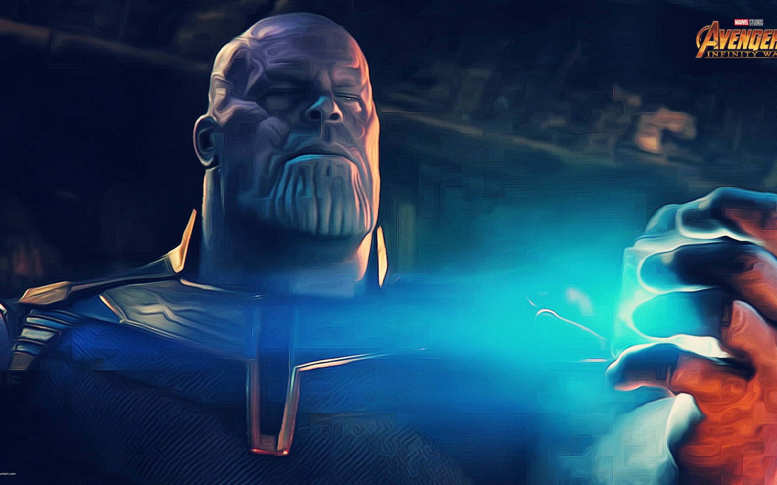 Wallpaper 4k Thanos in Avengers Infinity War Wallpaper