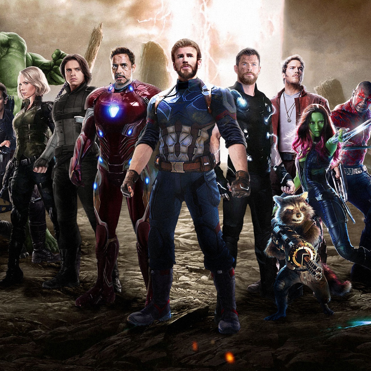 Wallpaper 4k Avengers Infinity War 2018 Movie Fan Art Wallpaper