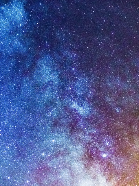 starry sky, milky way, glitter, stars, space 4k Wallpaper 4K