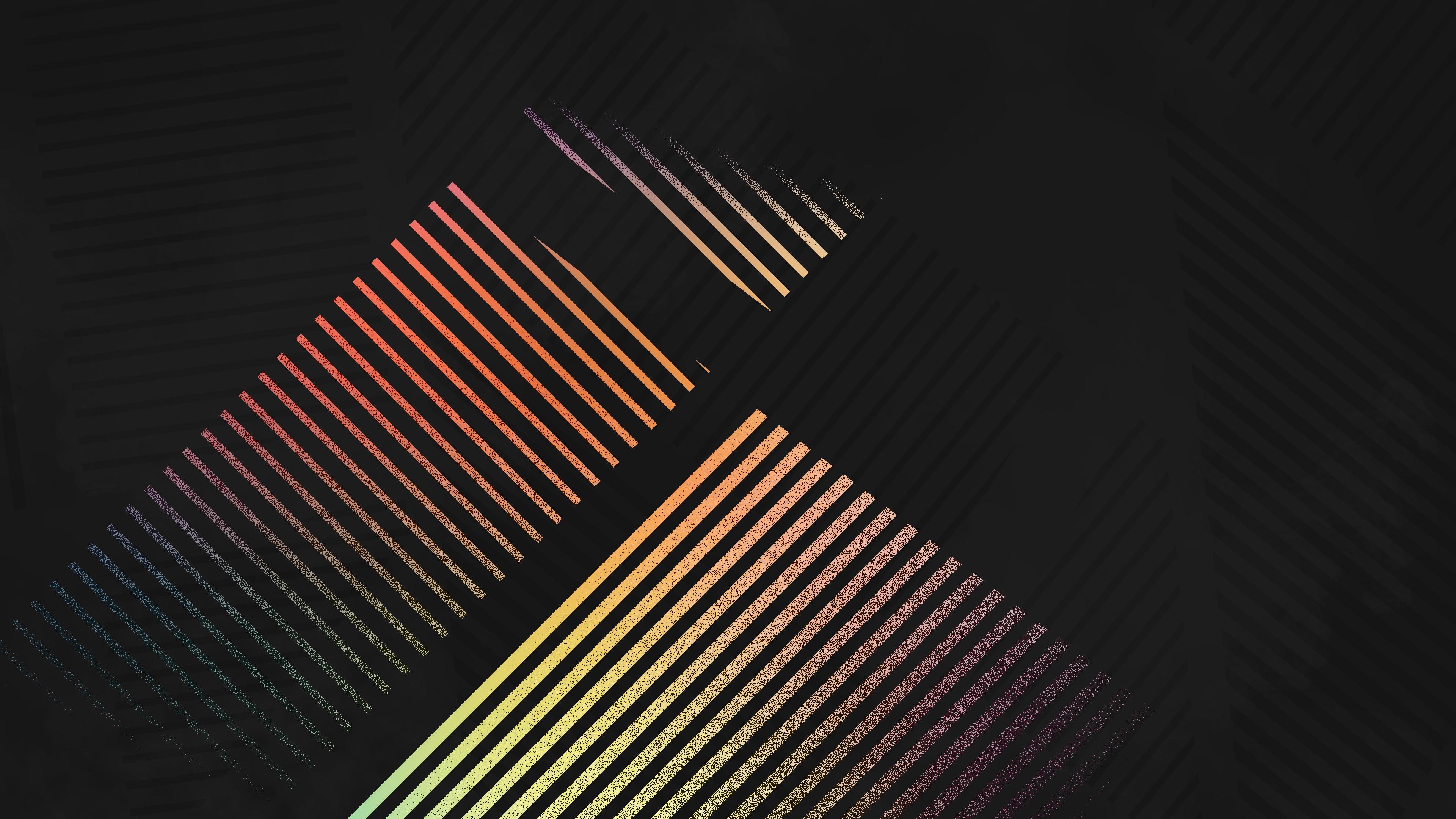 Abstract Lines Shapes 4k Wallpaper 4K