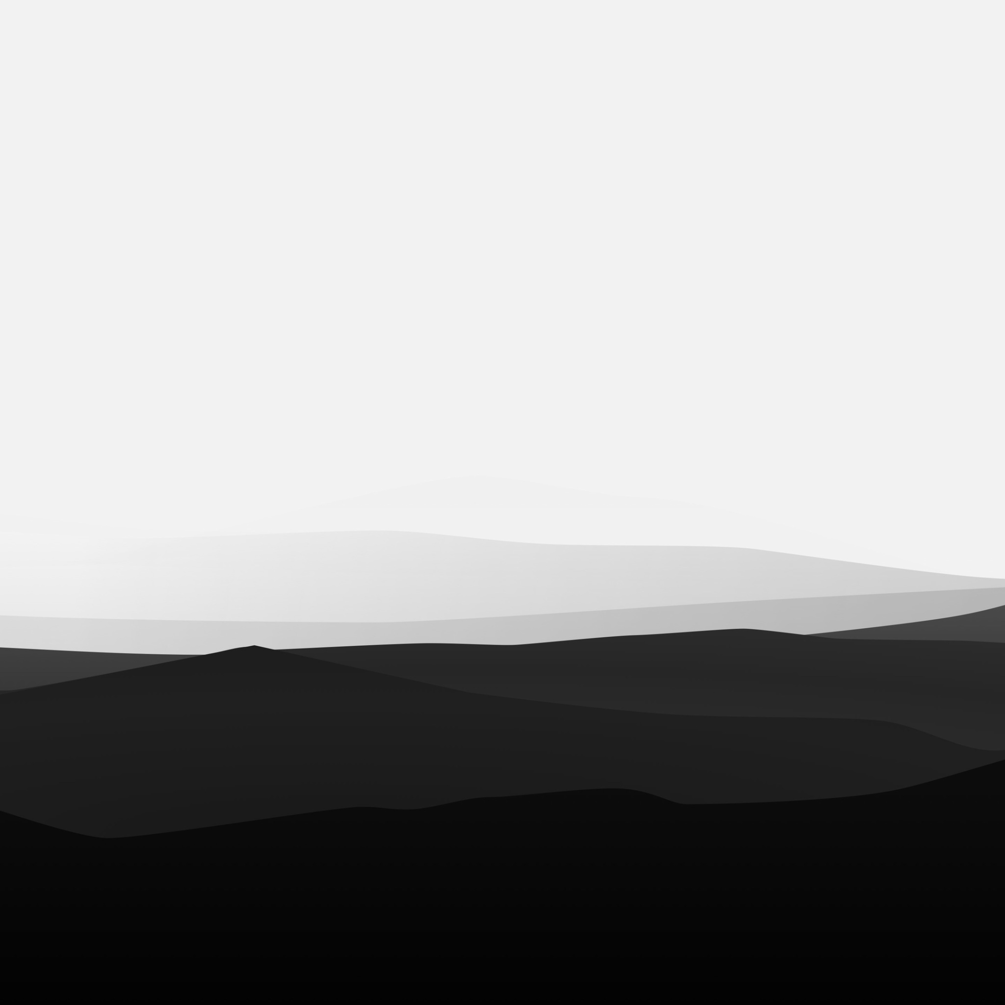 Minimalist Mountains Black And White 4k Wallpaper 4K