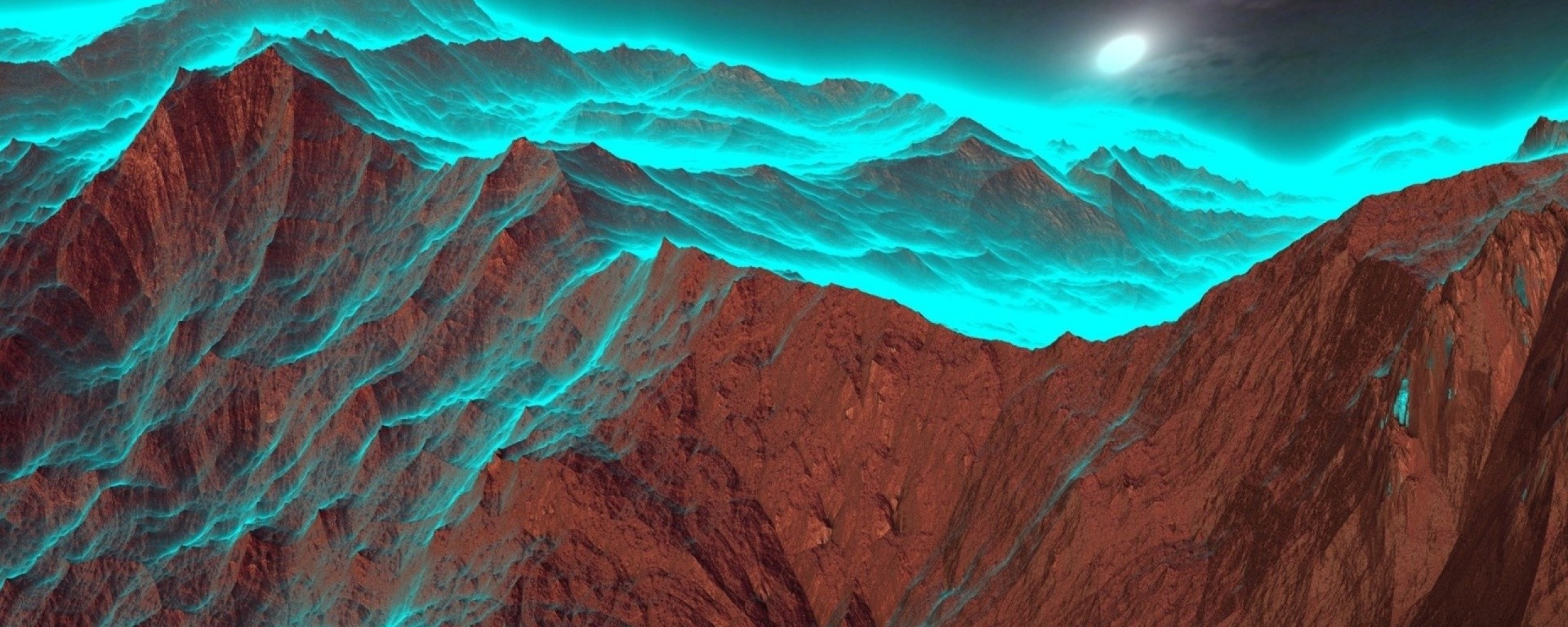 Mountain Top Landscape Dreamy Fantasy 4k Wallpaper 4K