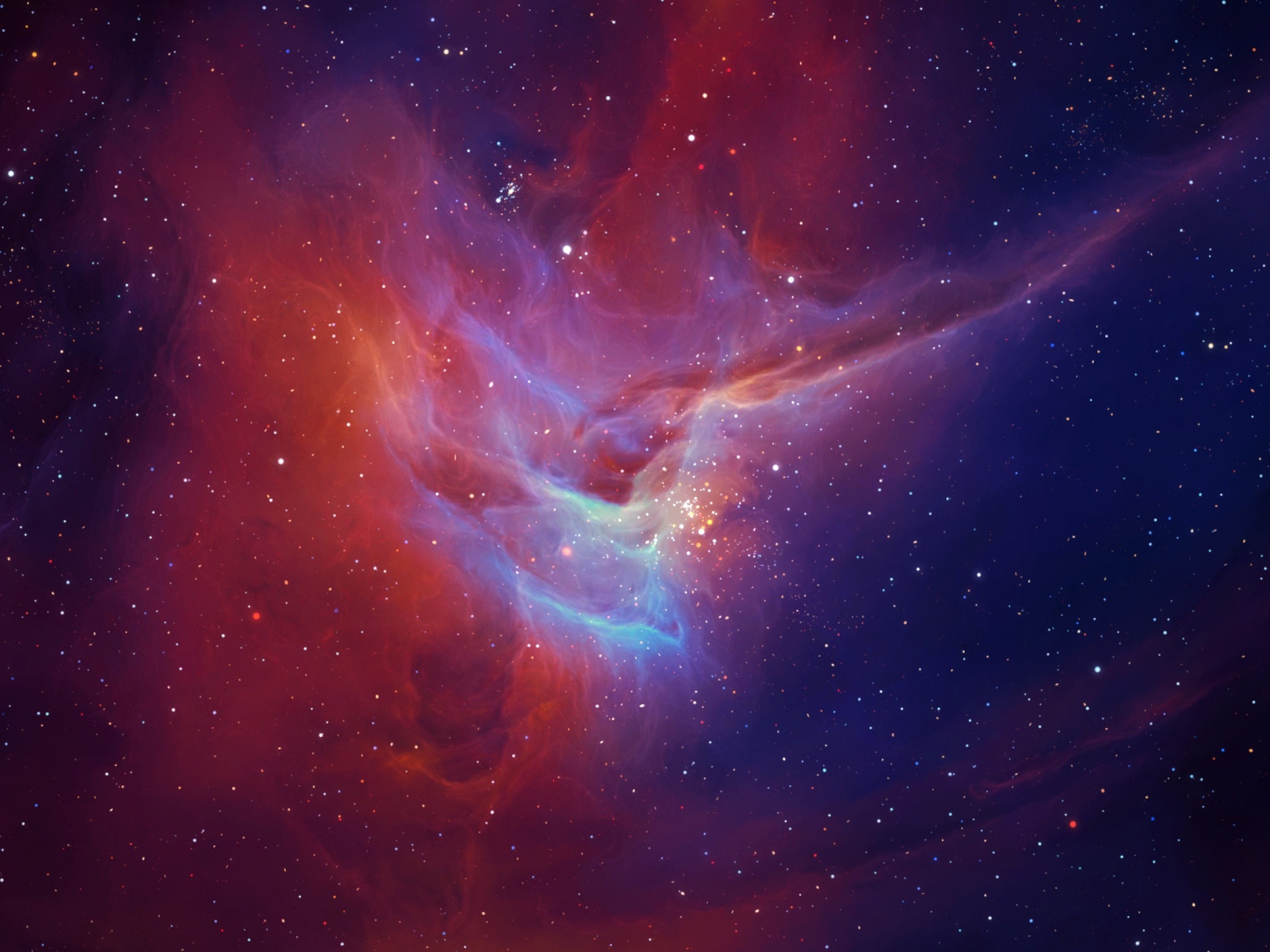 Star Nebula Glow 4k Wallpaper 4K