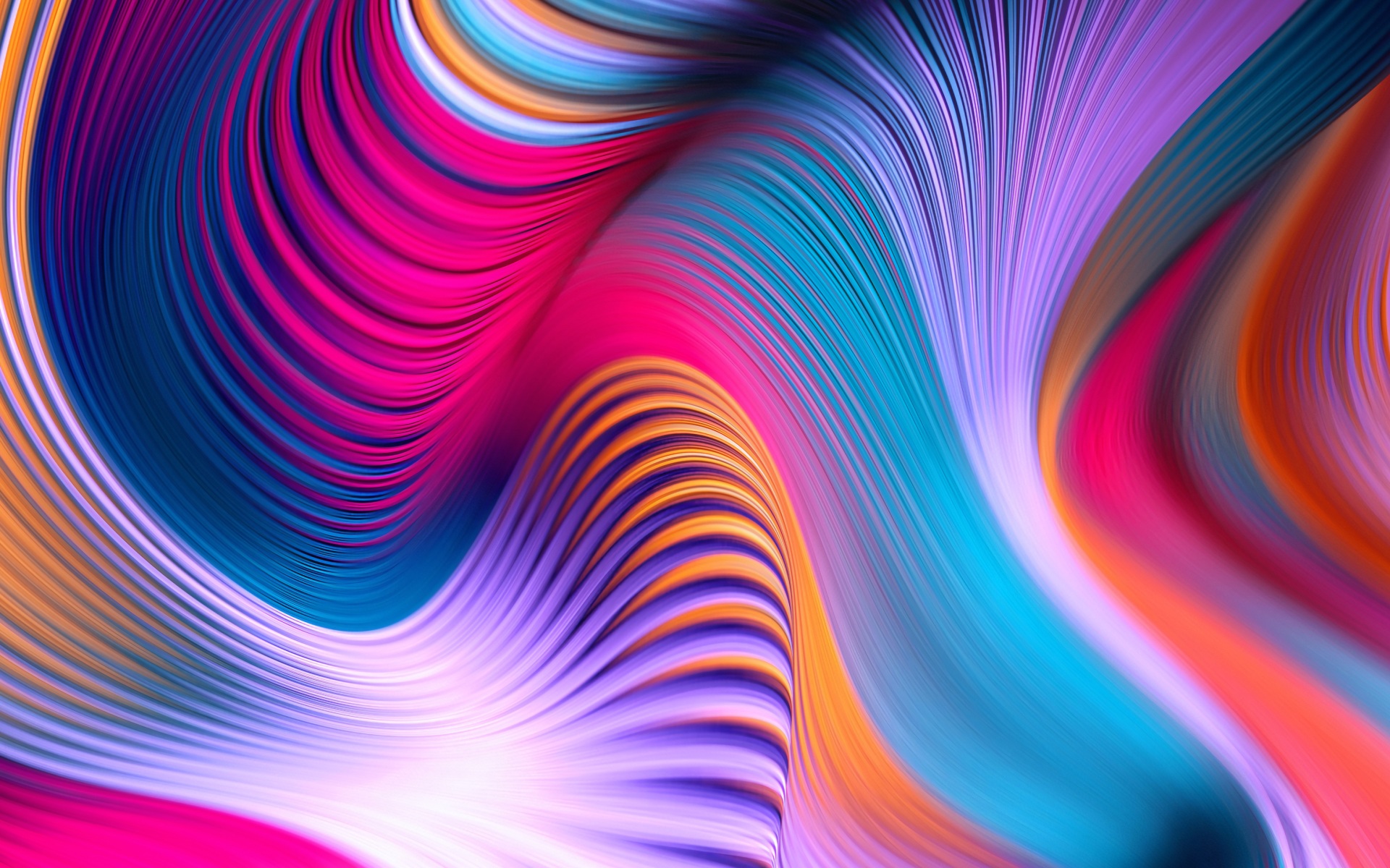 Colorful Movements Of Abstract Art Wallpaper 4K