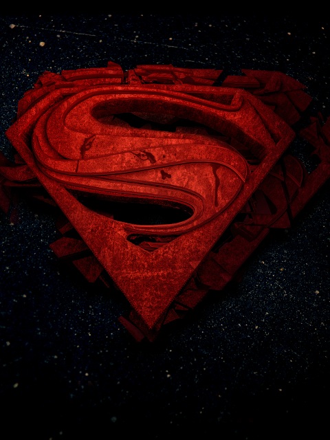 Wallpaper 4k Superman 3d Logo Wallpaper