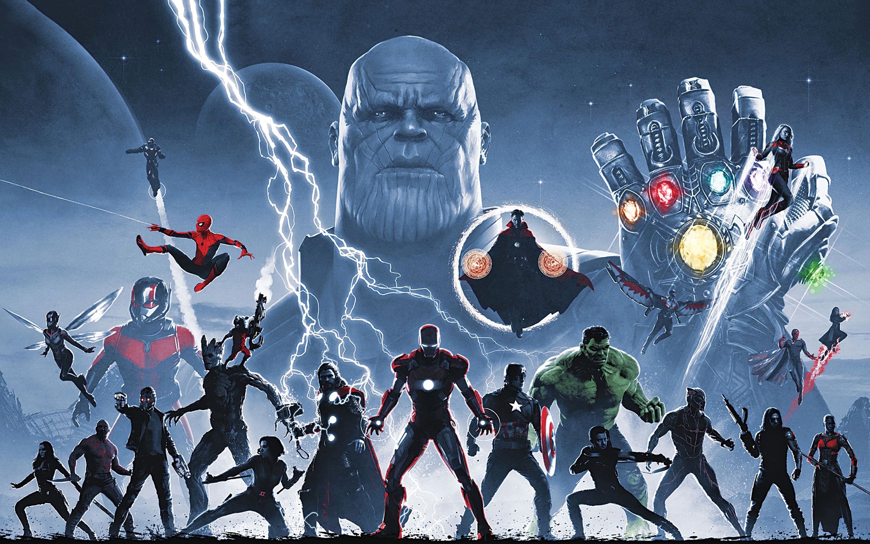 Wallpaper 4k Avengers Infinity Saga Wallpaper