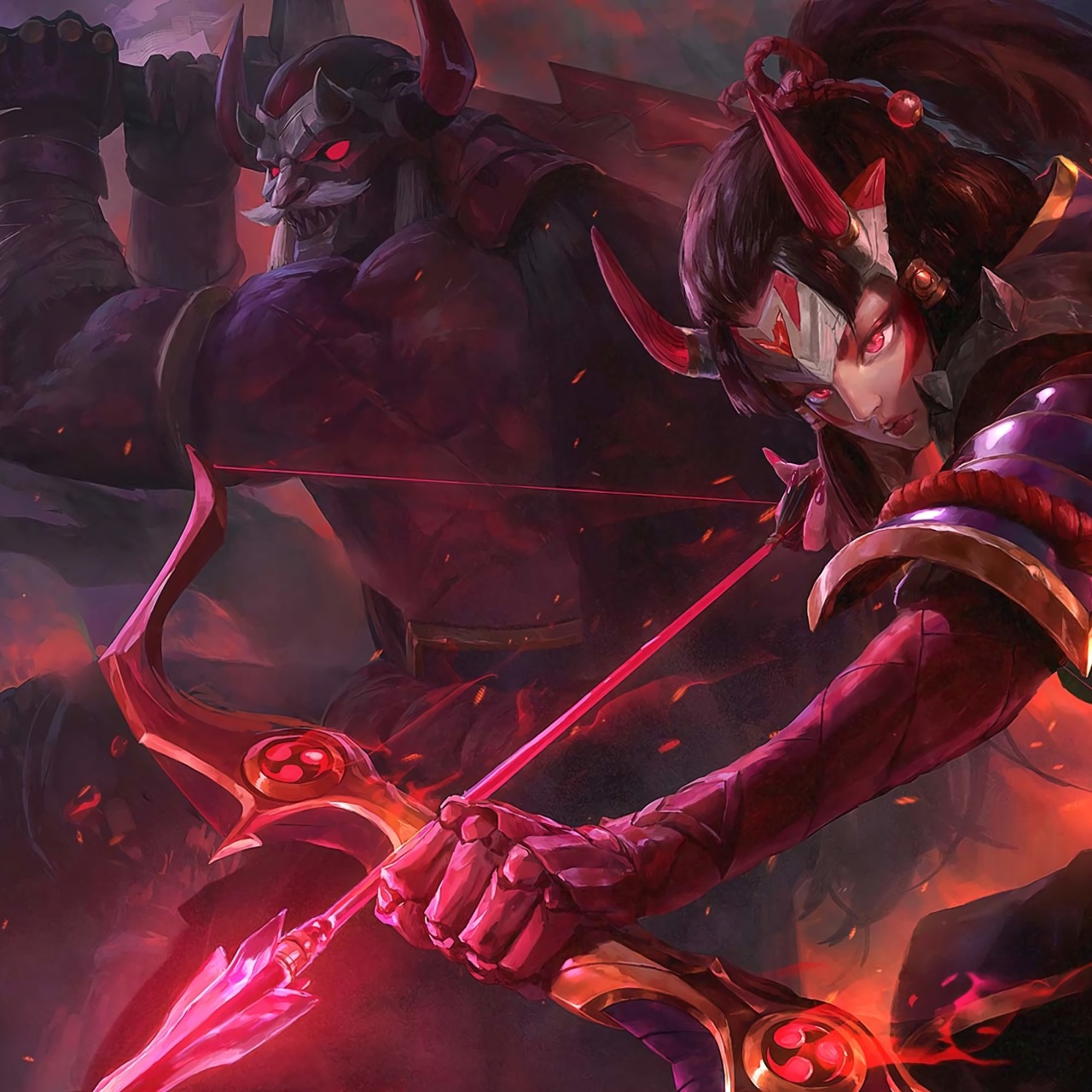 Wallpaper 4k Blood Moon Ashe And Tryndamere Lol League Of Legends Lol Ashe Blood Moon League Of Legends League Of Legends Tryndamere