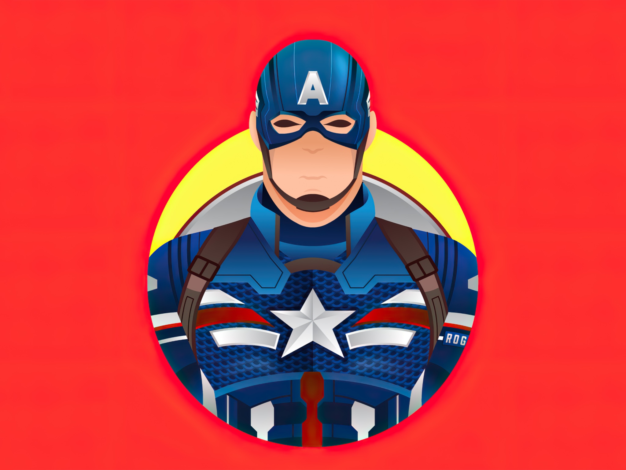 Wallpaper 4k Captain America Minimalism 2020 Wallpaper