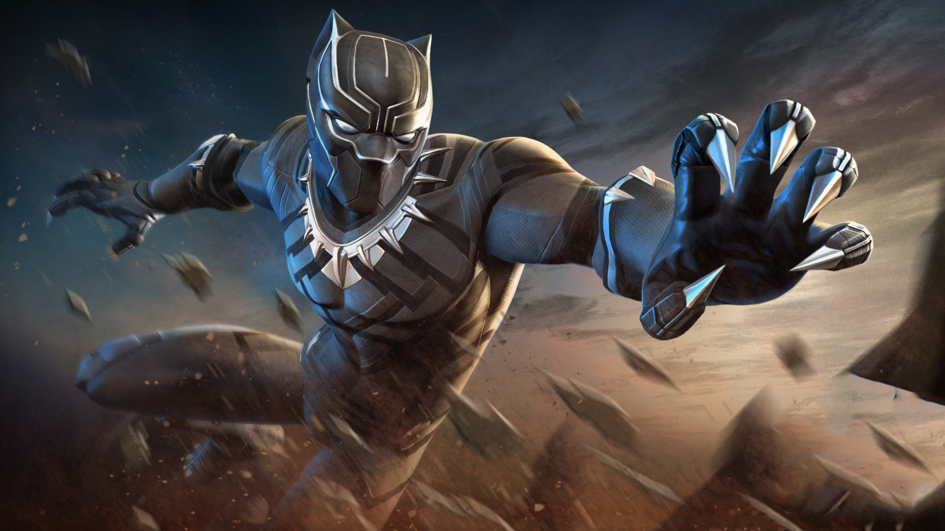 Wallpaper 4k Black Panther Marvel Contest of Champions Wallpaper