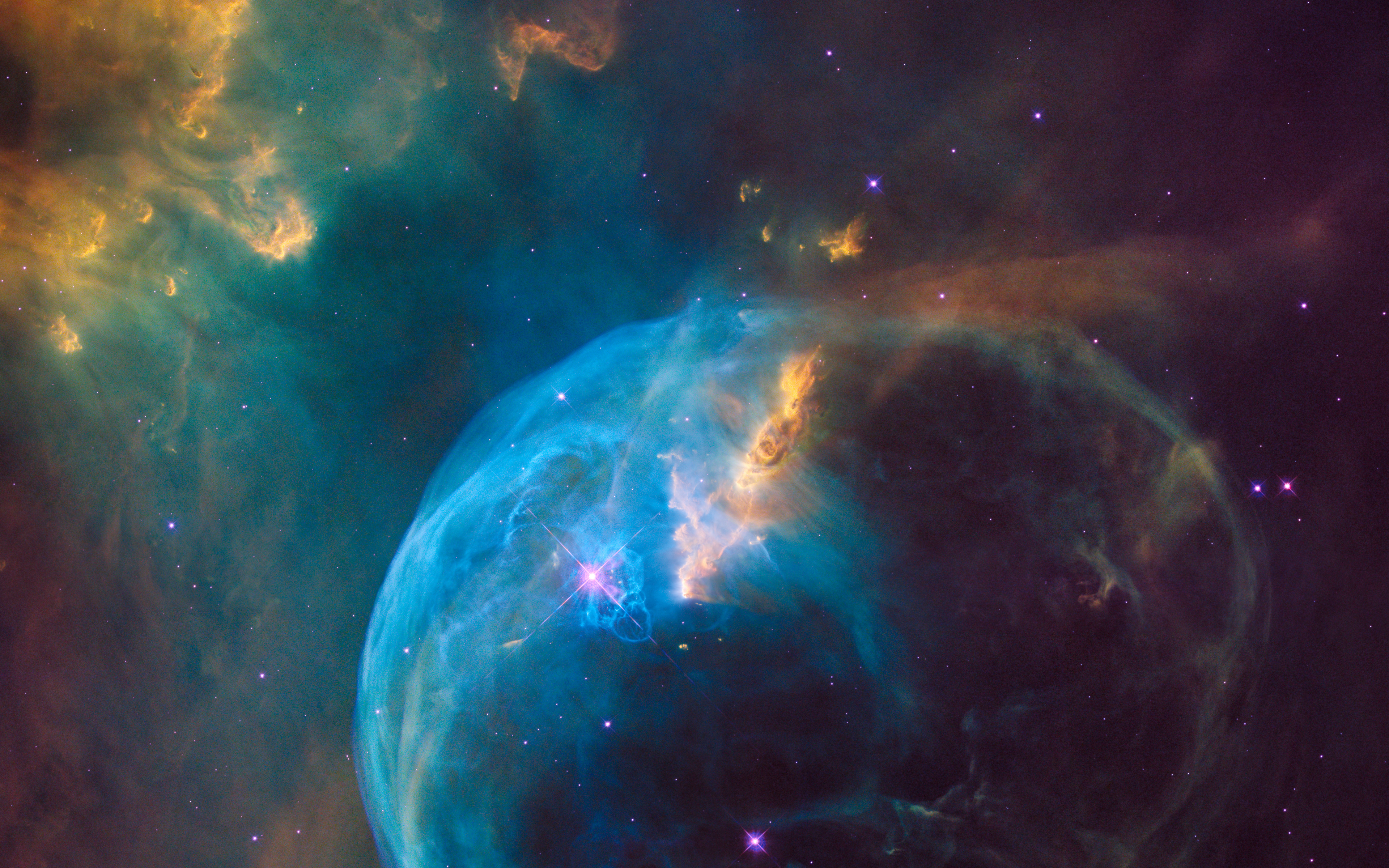 Wallpaper 4k Bubble Nebula 4k 8k Blackhole Bubble Nebula