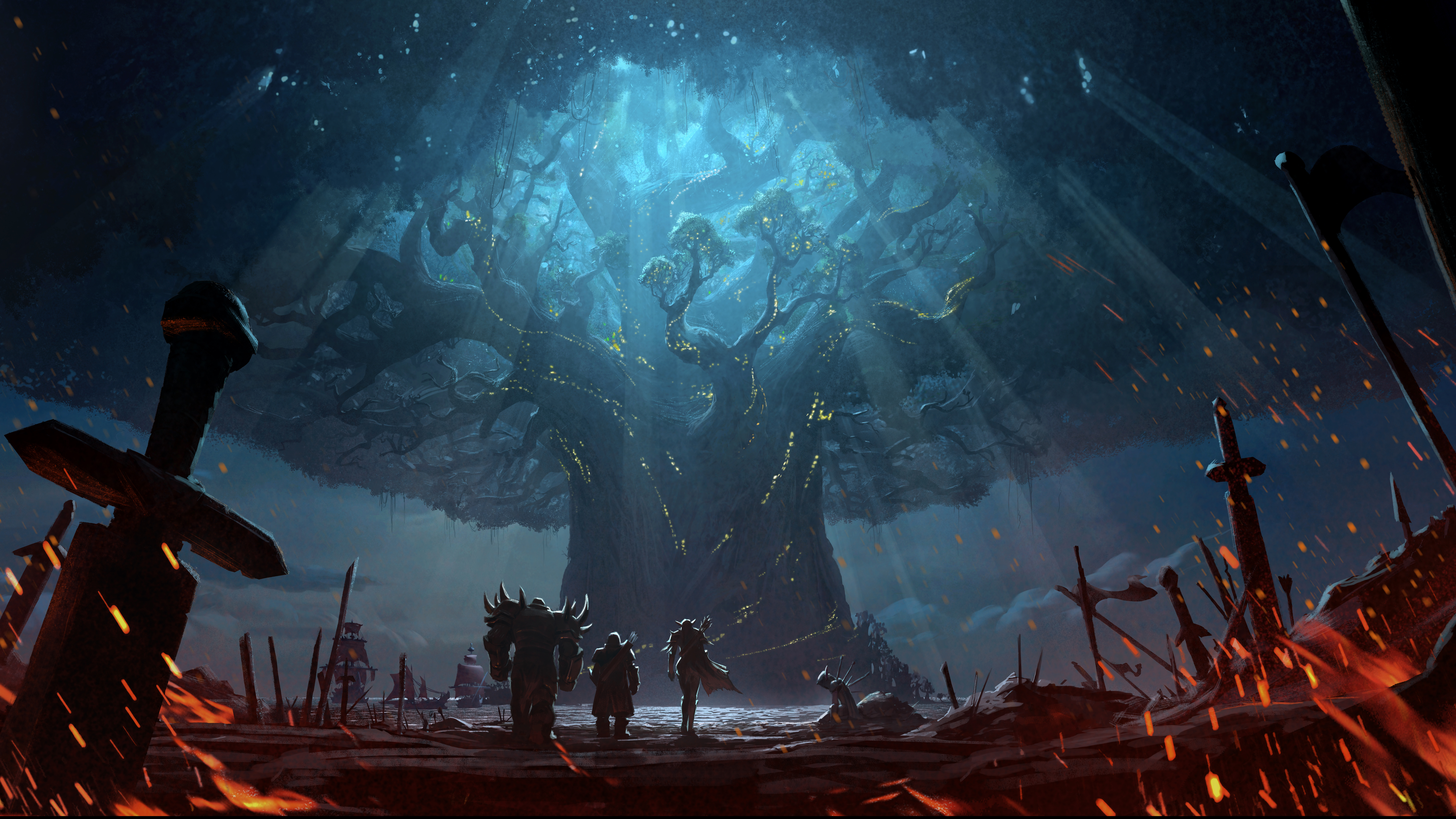 Wallpaper 4k World of Warcraft Battle For Azeroth 4K 8K Wallpaper
