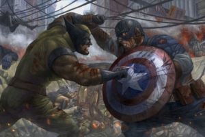 captain america vs wolverine 1536522730 300x200 - Captain America Vs Wolverine - wolverine wallpapers, superheroes wallpapers, hd-wallpapers, digital art wallpapers, captain america wallpapers, artwork wallpapers