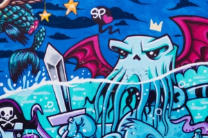 graffiti octopus street art 4k 1536098469 300x200 - graffiti, octopus, street art 4k - street art, octopus, graffiti