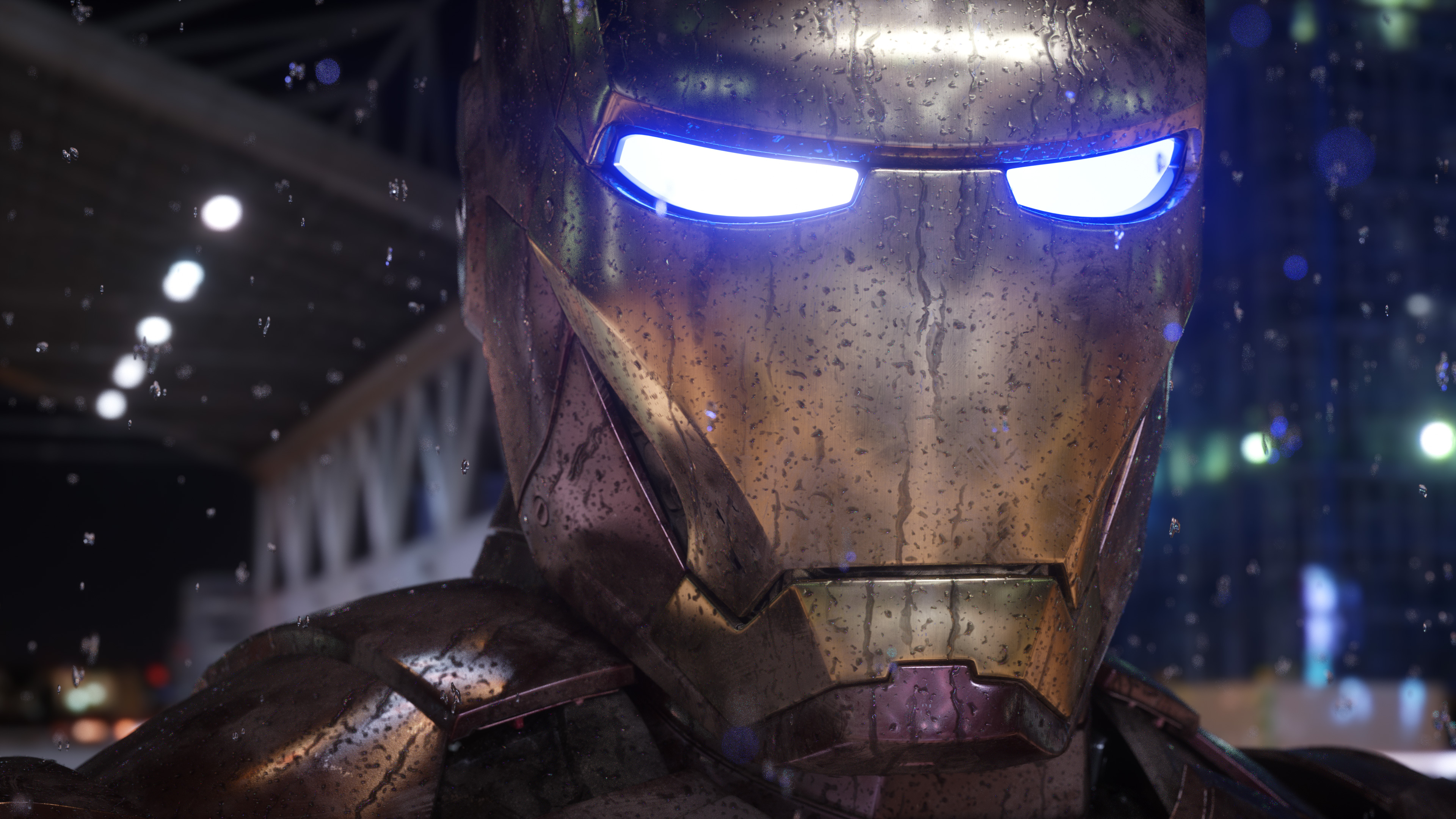 Wallpaper 4k Iron Man Mask Closeup 4k 4k Wallpapers Behance