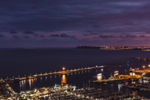 night city port pier top view 4k 1538066577 300x200 - night city, port, pier, top view 4k - port, pier, night city