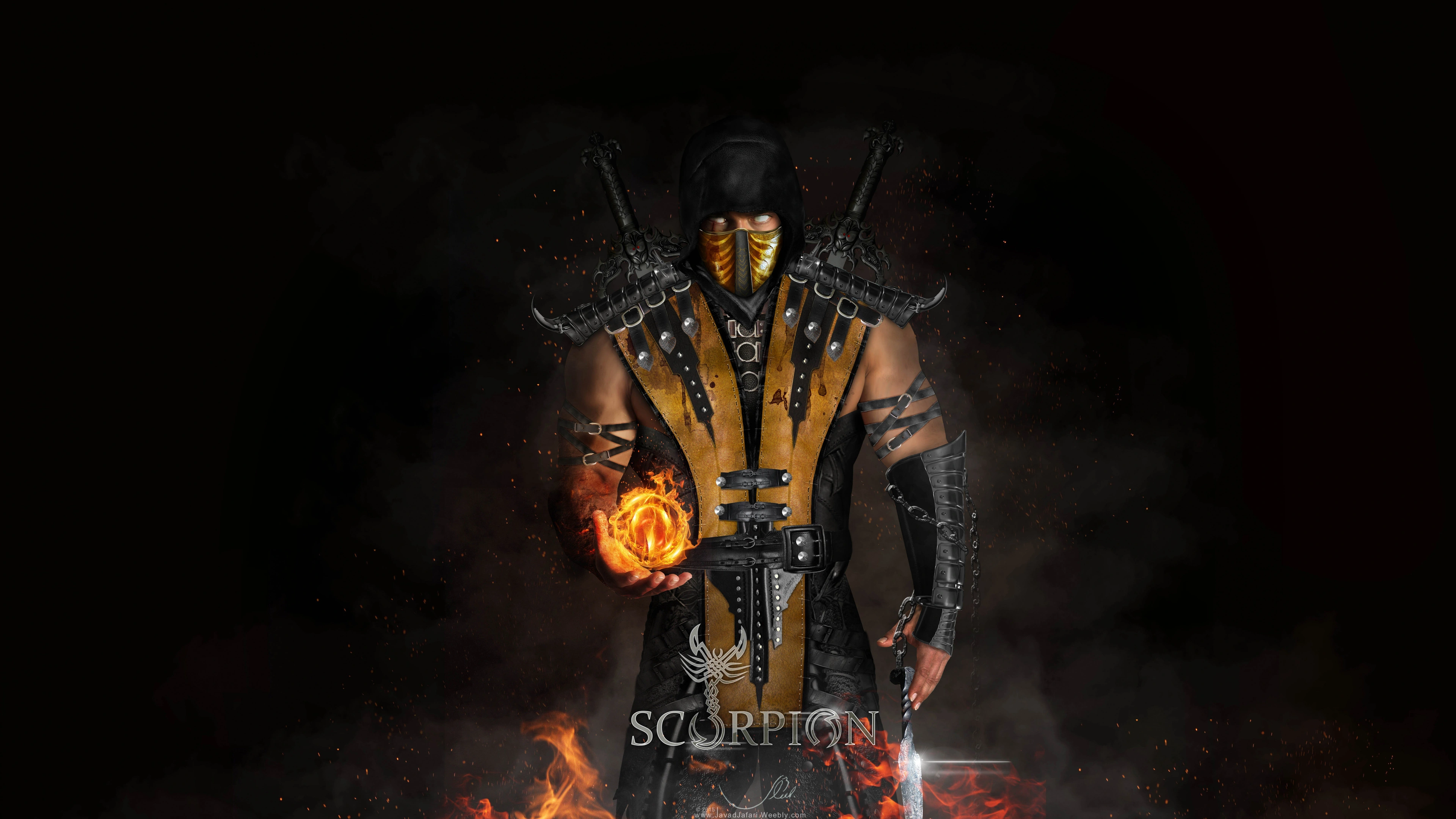 Scorpion  Scorpion mortal kombat, Mortal kombat x wallpapers