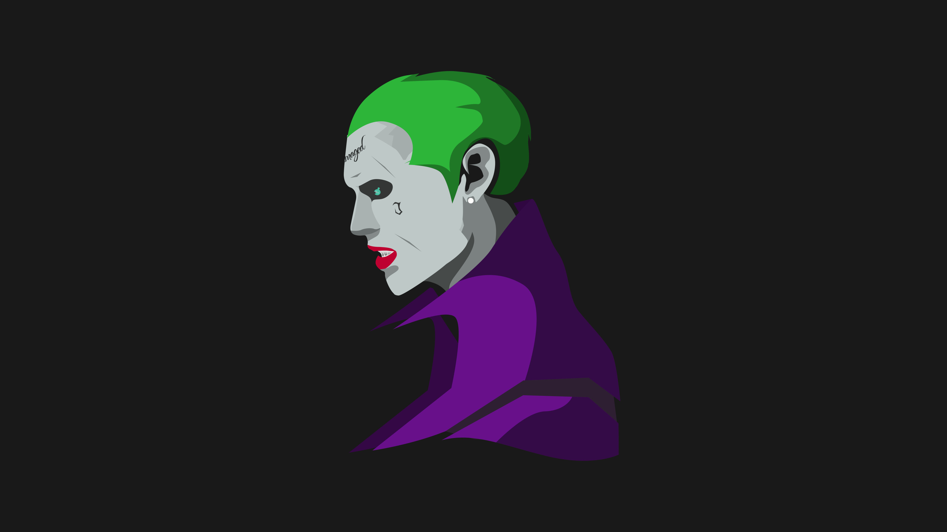 Wallpaper 4k Suicide Squad Joker Minimalism 4k Wallpapers Artist