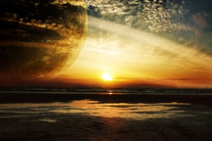 sunset sea rings planet 4k 1536017164 300x200 - sunset, sea, rings, planet 4k - sunset, Sea, Rings