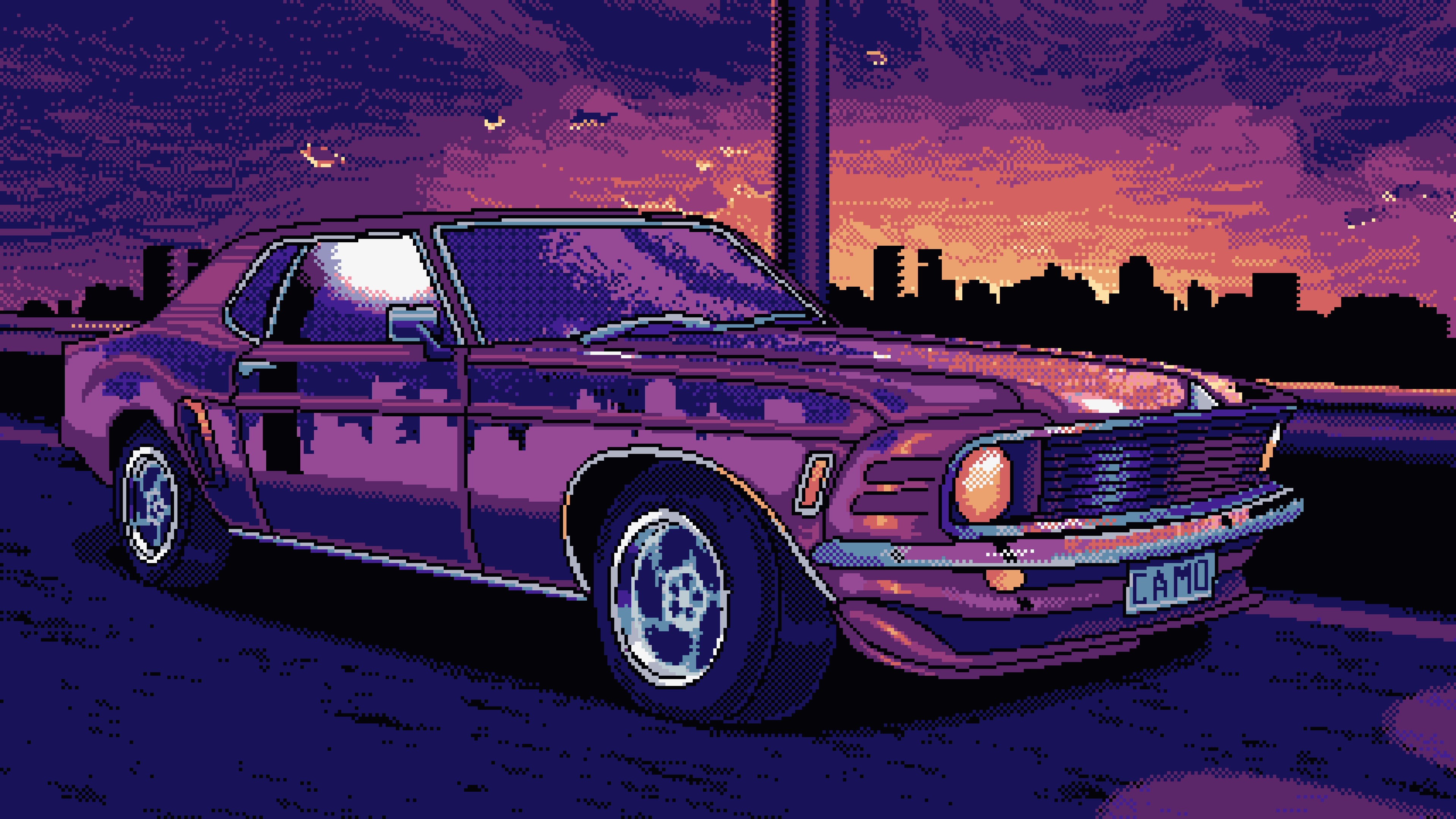 Wallpaper 4k 16 Bit Mustang Vintage Wallpaper