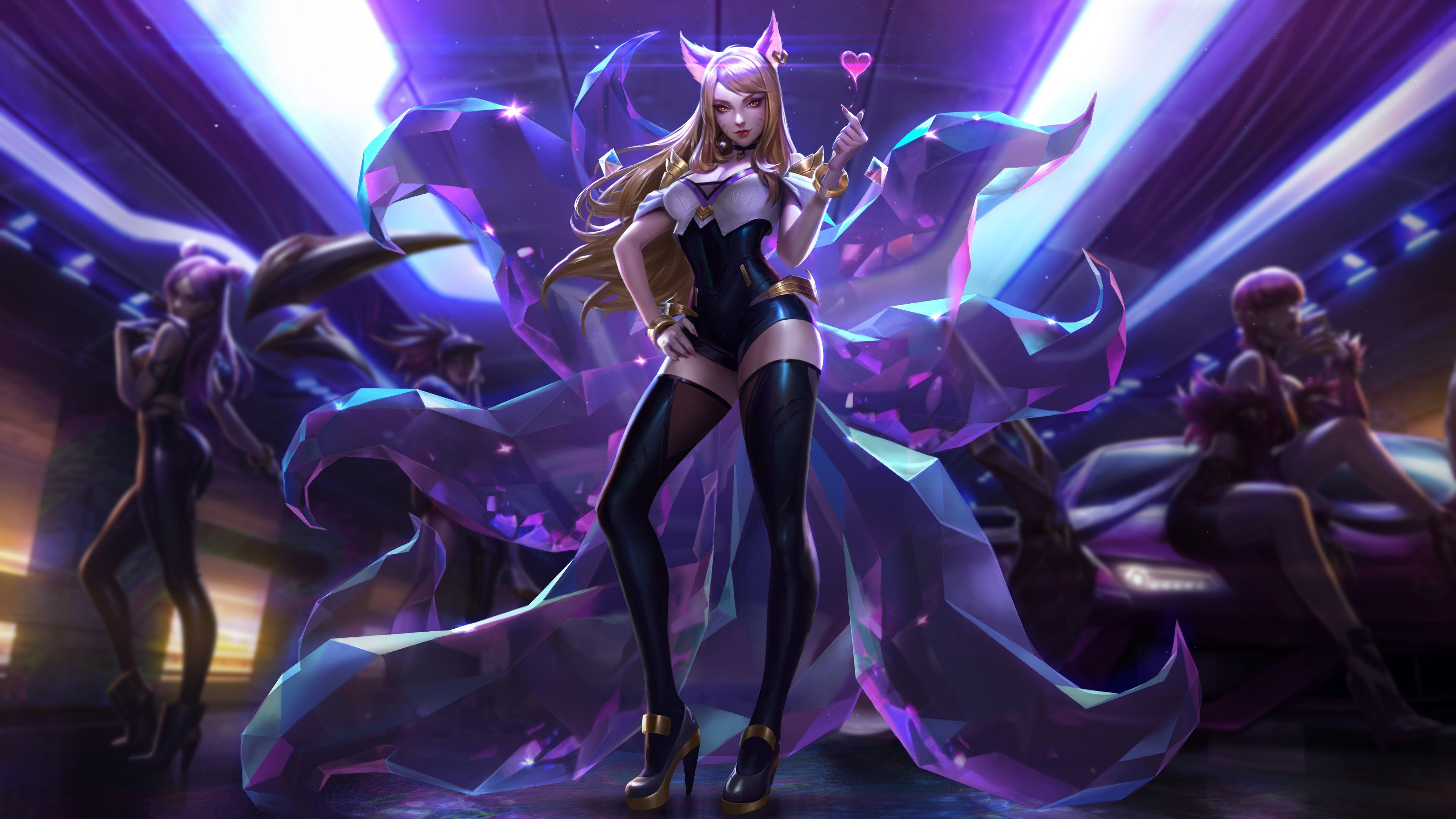 Wallpaper 4k Ahri League Of Legends 4k 4k Wallpapers Games Wallpapers Hd Wallpapers League Of Legends Wallpapers