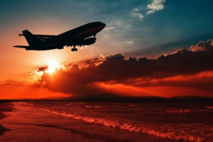 airplane sea sunset takeoff silhouette sky 4k 1540575103 300x200 - airplane, sea, sunset, takeoff, silhouette, sky 4k - sunset, Sea, Airplane
