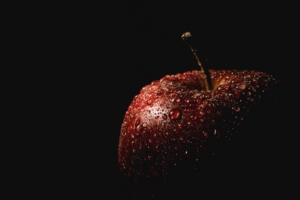 apple drops black background 4k 1540575975 300x200 - apple, drops, black background 4k - Drops, black background, Apple