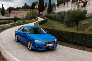 audi a4 tfsi quattro blue side view 4k 1538934723 300x200 - audi, a4, tfsi, quattro, blue, side view 4k - tfsi, Audi, a4