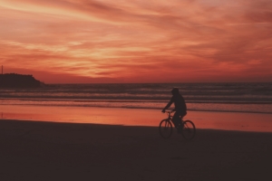 bicyclist sea shore sunset 4k 1540574500 300x200 - bicyclist, sea, shore, sunset 4k - Shore, Sea, bicyclist