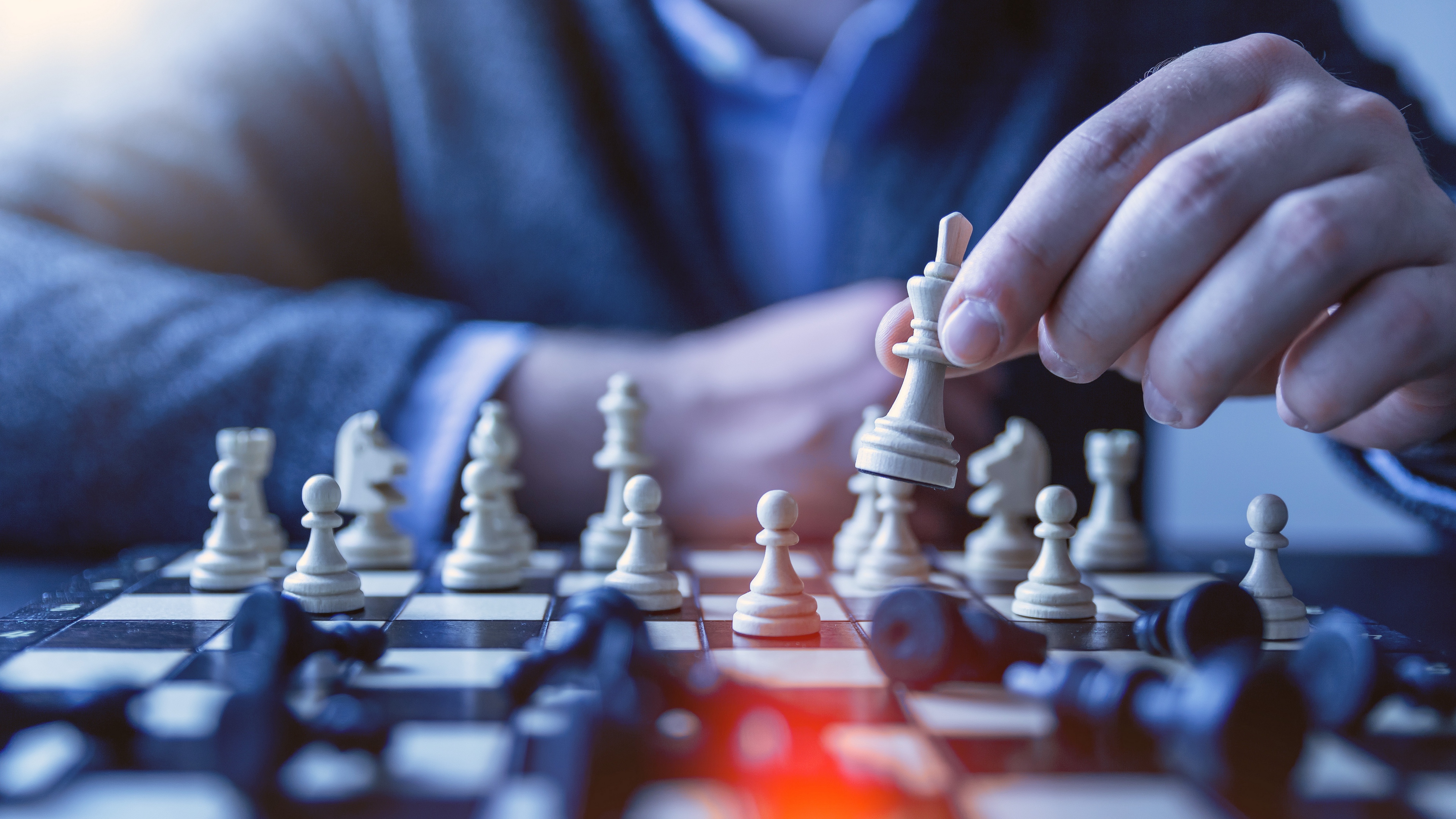 Gold Chess Piece on Chess Board  Free Stock Photo