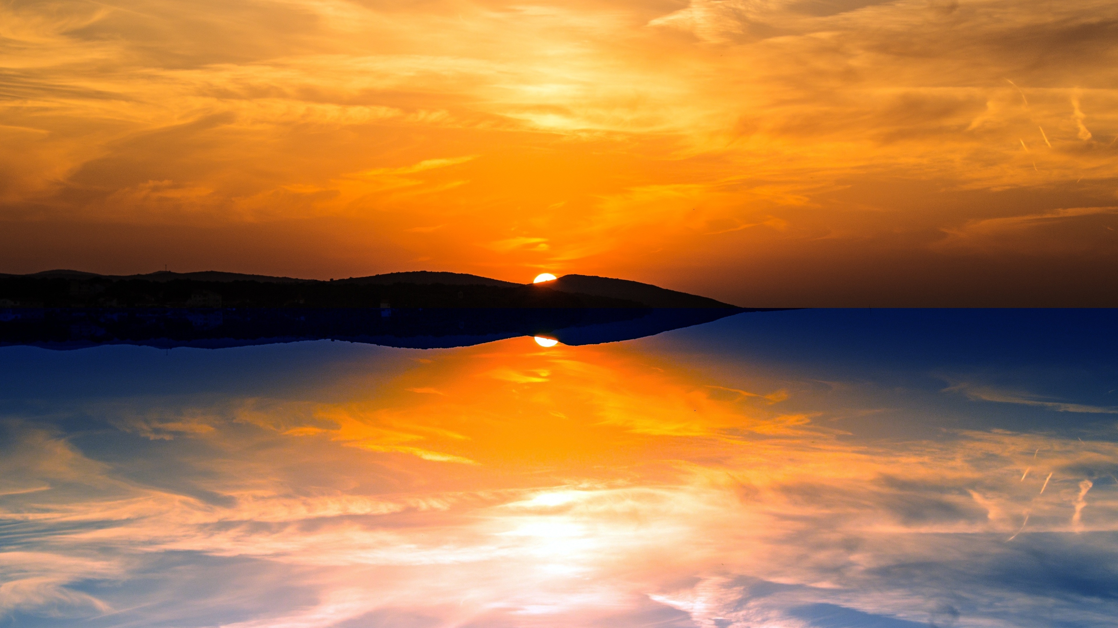 dreamy sunset reflection sea clouds 4k 1540134904 - Dreamy Sunset Reflection Sea Clouds 4k - sunset wallpapers, sea wallpapers, reflection wallpapers, nature wallpapers, hd-wallpapers, clouds wallpapers, 5k wallpapers, 4k-wallpapers