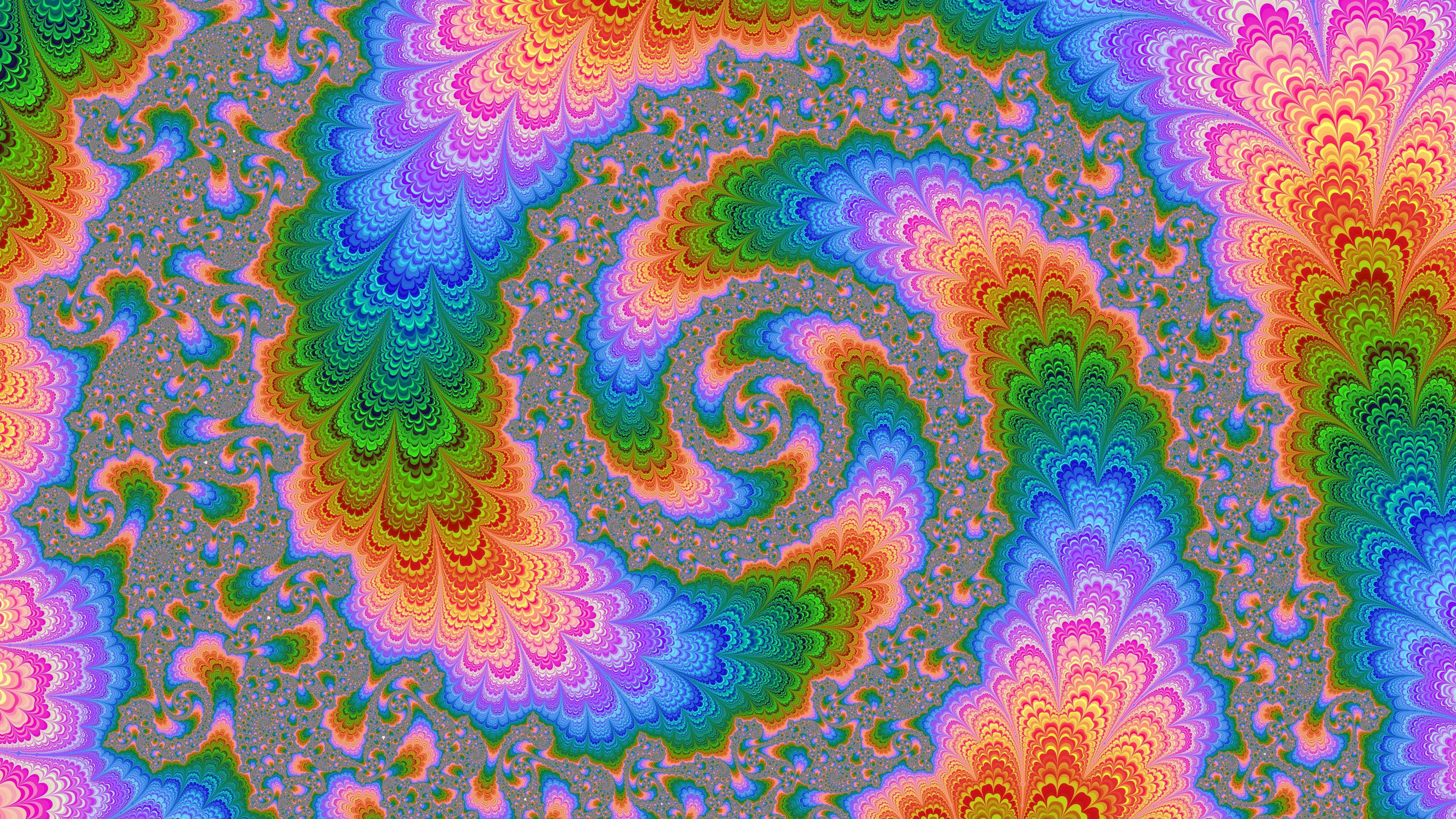fractal multicolored rotation patterns 4k 1539370094 - fractal, multicolored, rotation, patterns 4k - rotation, multicolored, Fractal