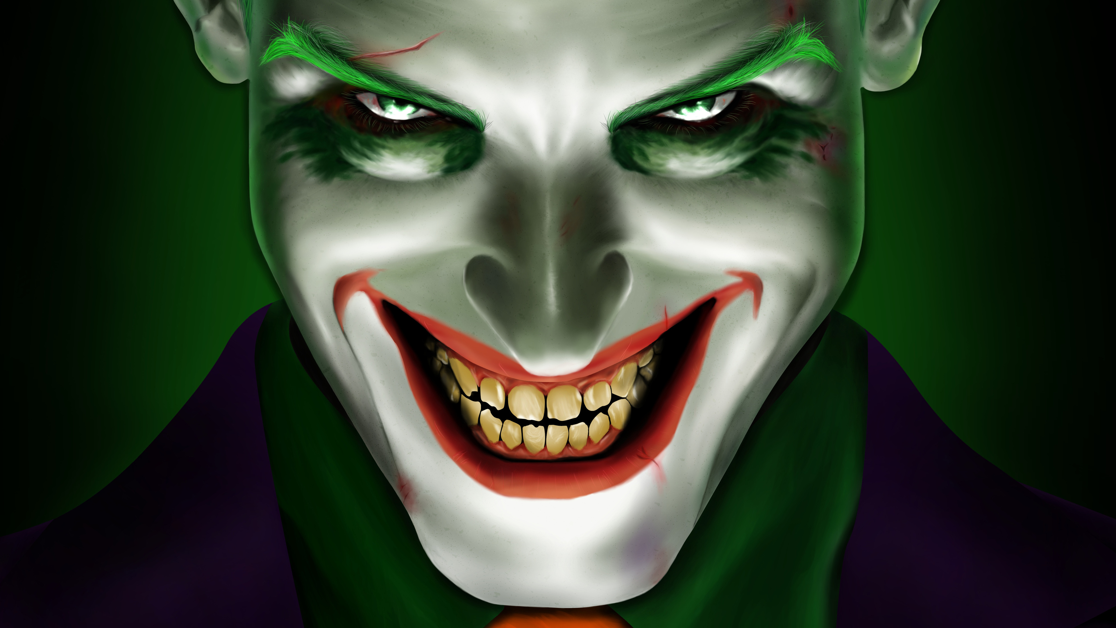 Wallpaper 4k Joker Smiling 5k Wallpaper