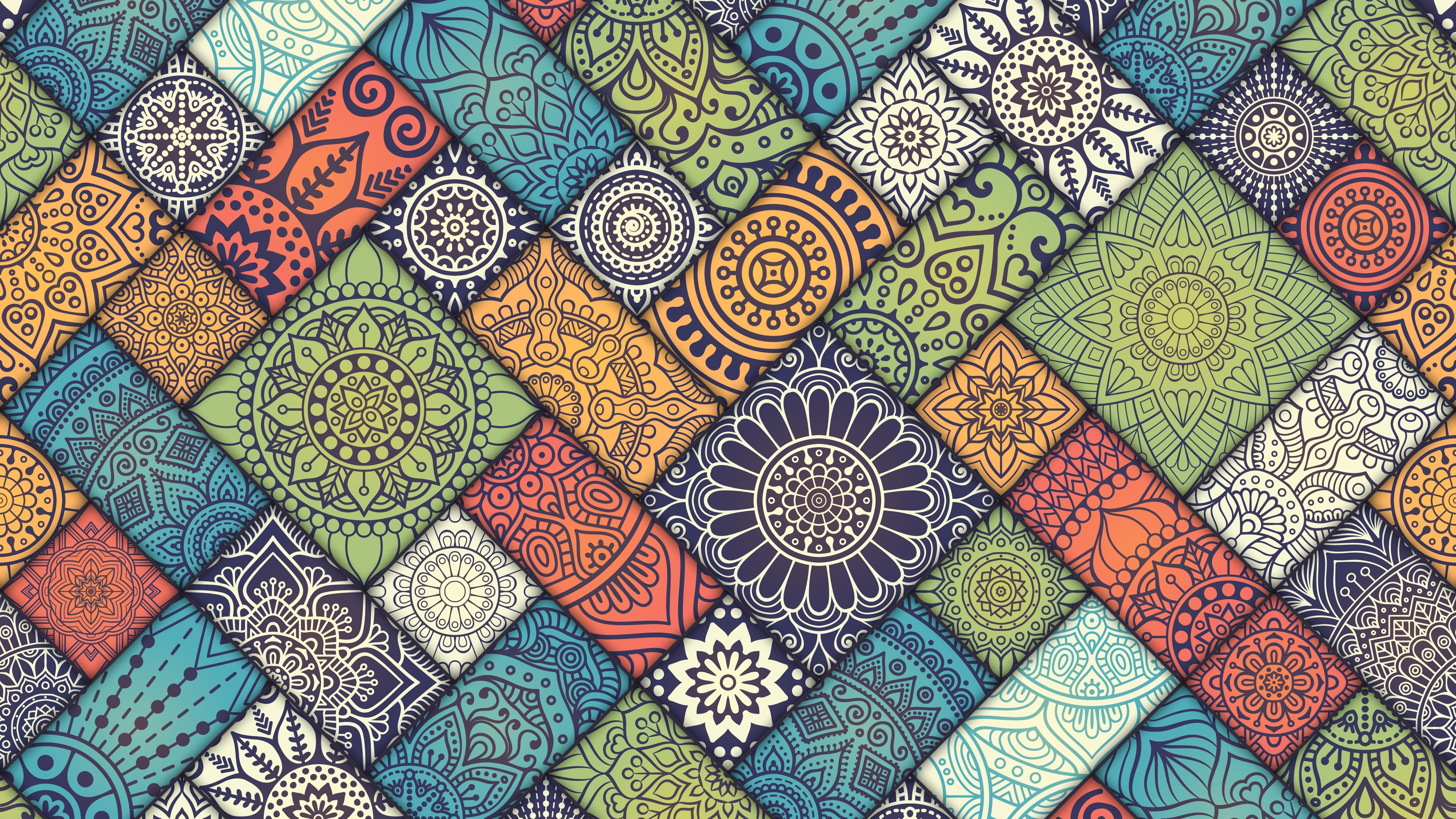Wallpaper 4k Mandala Pattern Abstract