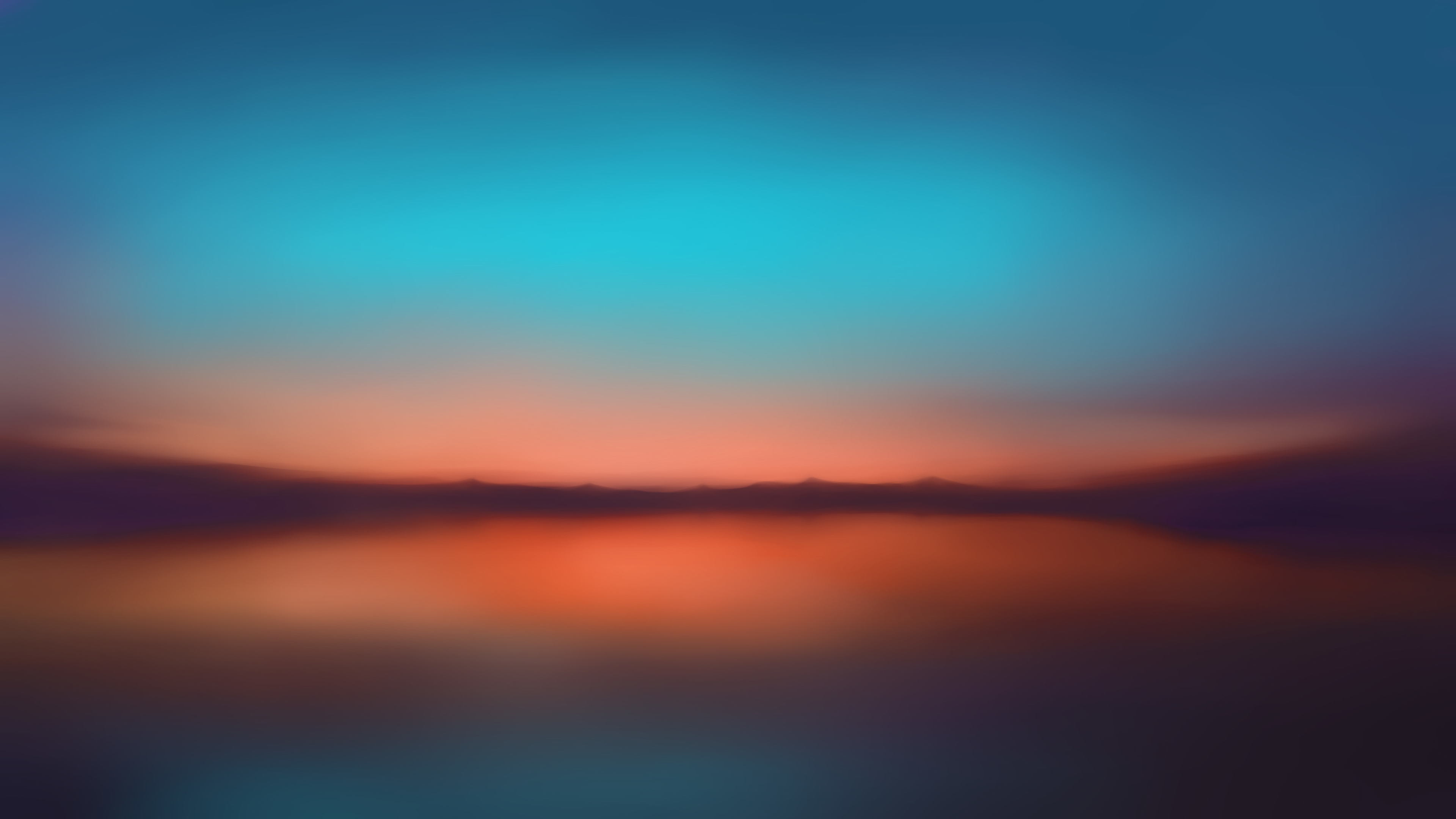 Wallpaper 4k Orange Sunset Blur Minimalist 5k Wallpaper.