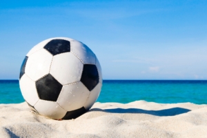 soccer ball football sand 4k 1540062303 300x200 - soccer ball, football, sand 4k - soccer ball, Sand, Football