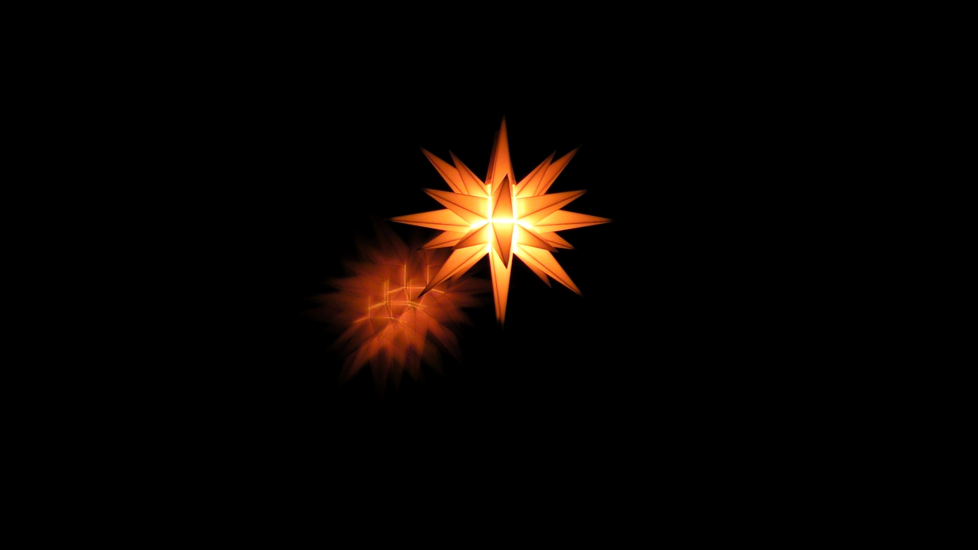 star shape light dark background 4k 1539369906 - star, shape, light, dark background 4k - Star, shape, Light